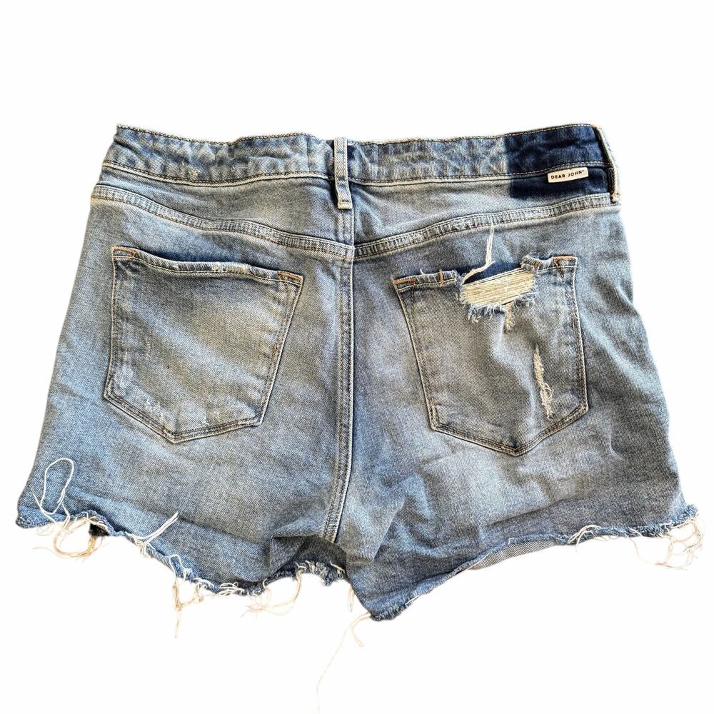 Dear John GiGi Distressed Denim Shorts Size 29 - Picture 5 of 8